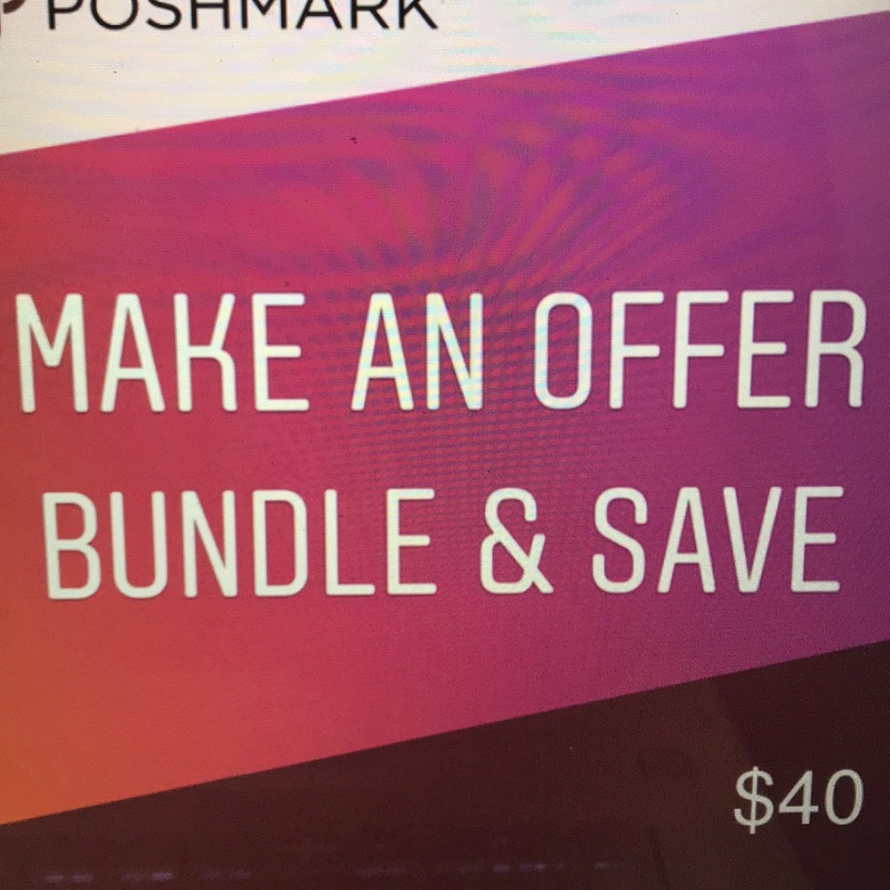 Bundle and save! Message me any offers!!!